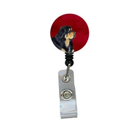 TEACHERS AID Tibetan Mastiff Retractable Badge Reel or ID Holder with Clip TE892835